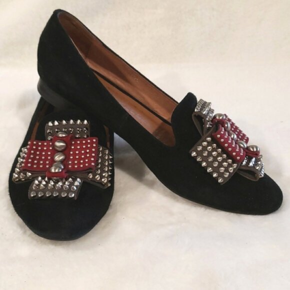 Jeffery Campbell Ibiza Present Black Suede Combo Flats Size 7 - Picture 3 of 13